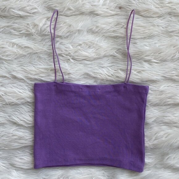 Cropped Ribbed Cami - Picture 6 of 9